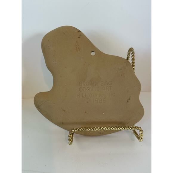 Vintage Cookie Mold Rocking Horse, Baking Stone, Brown Bag Cookie Art 1986 - Picture 5 of 11